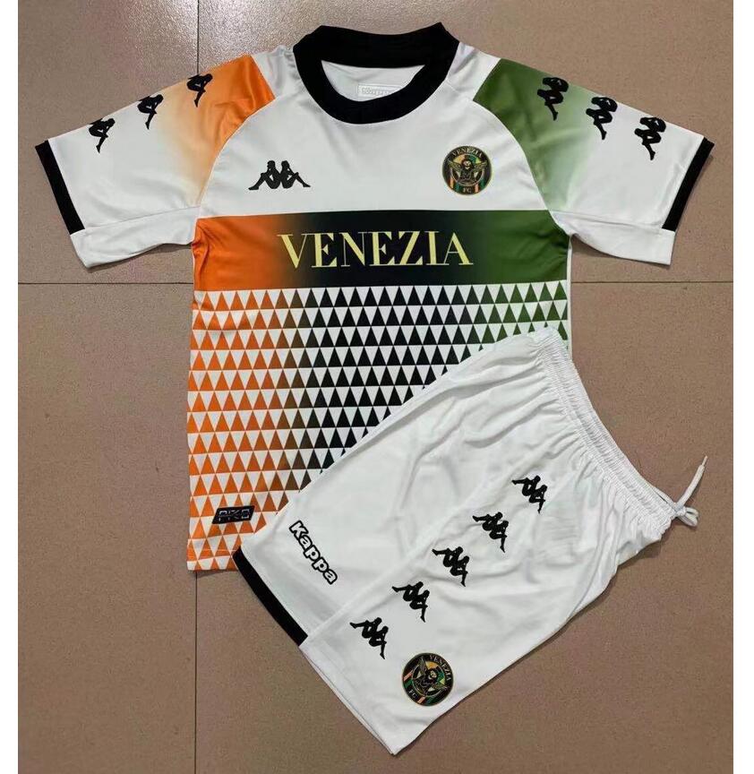 Kids Venezia FC 2021/22 Away Soccer Kits Shirt with Shorts